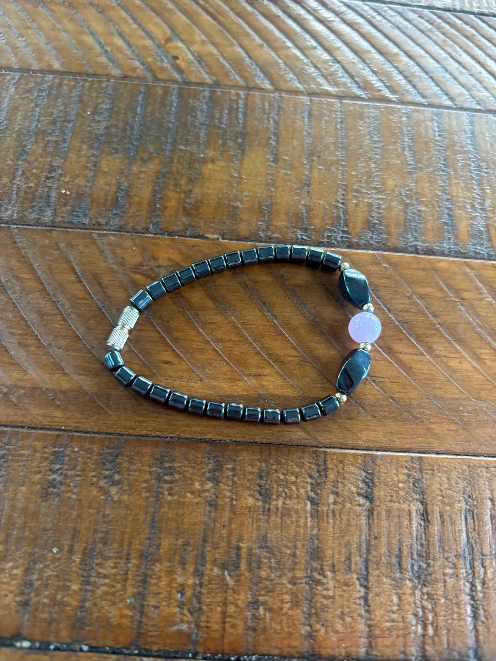 Hematite Beaded Bracelet